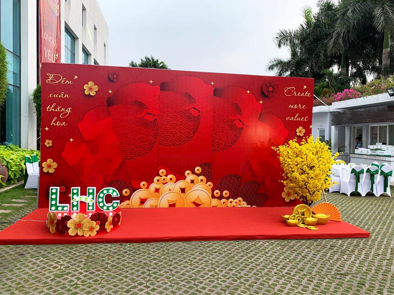 Demo lắp đặt booth sự kiện